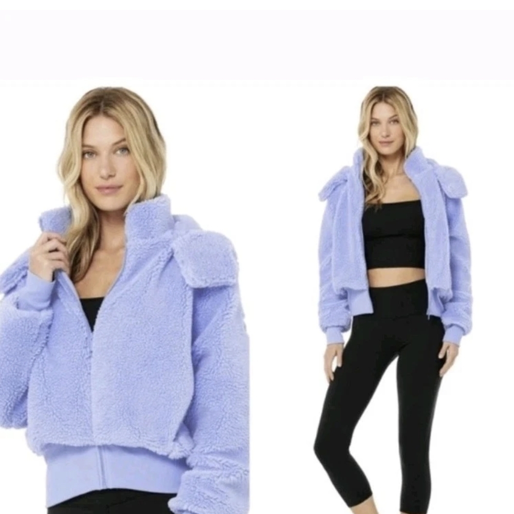 ALO Yoga Blue Puffer Jacket